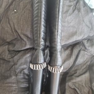 Sz 13m Custom  high wedge boots